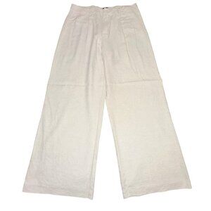 Women's Wide Leg Cream Pants